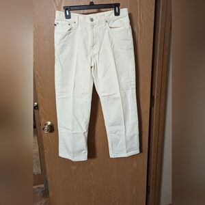 Polo Jeans Co. by Ralph Lauren - White Cropped Saturday Jeans - Size 6